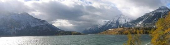 View of Waterton Lakes National Park